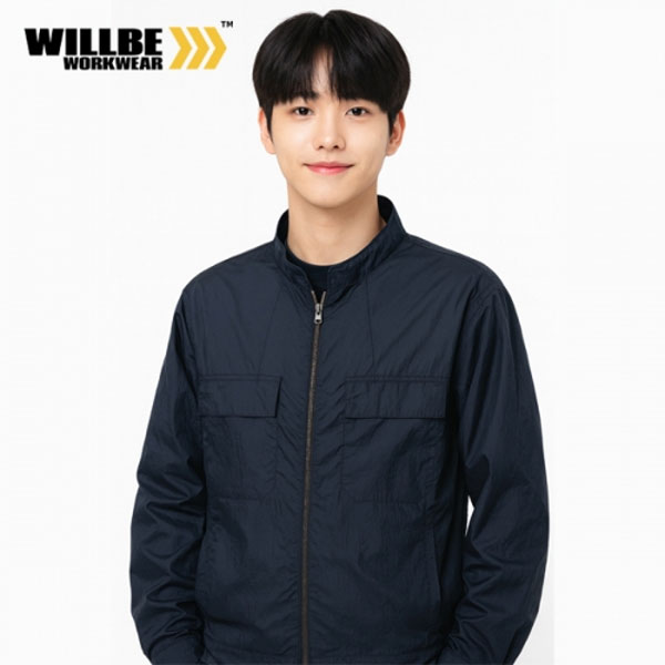 윌비(WILLBE) 경량 바람막이 회사 작업복 근무복 점퍼 CT-124