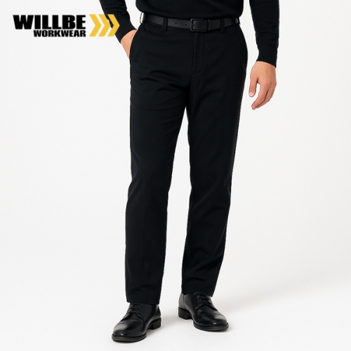 윌비(WILLBE) 블랙 벤틸레이션 근무복 팬츠 CT-513