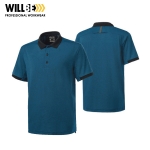 윌비(WILLBE) 벤티레이션 근무복 반팔 회사 여름 티셔츠 CT-623