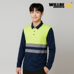 윌비(WILLBE) 냉감 토시 형광 작업복 티셔츠 PR-601