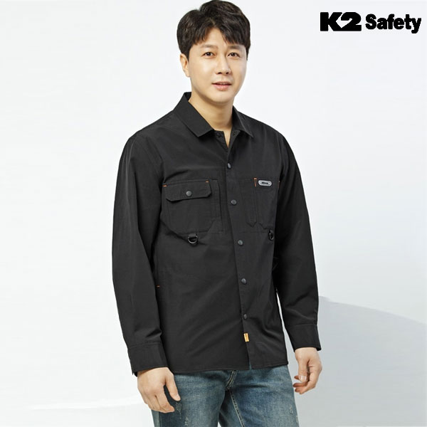 K2 세이프티 작업복 긴팔 워크셔츠 회사 작업남방 제작 SH-2403~2404