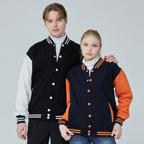 쮸리 기모 배색 야구점퍼 SP-226