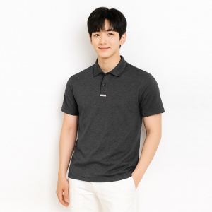 카치온 베이직 반팔티 단체 카라 티셔츠