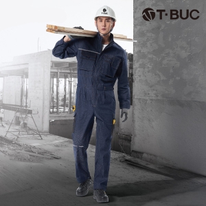 티뷰크 청지 스판 일체형 작업복/정비복 TJS-1401