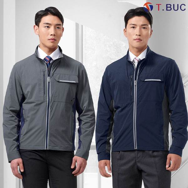 티뷰크(TBUC) 스판 봄 가을 춘추 작업복 근무복 점퍼 TB-1241 - 1242