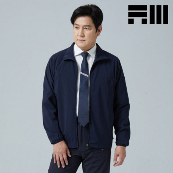 아트윈 자카드 메시 근무복 집업 점퍼 A-2241
