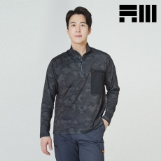 아트윈 카모 반집업 작업복 티셔츠 TL-01