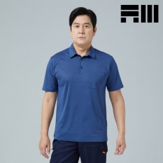 아트윈 펀칭 자가드 작업복 반팔 카라티 T-211~212