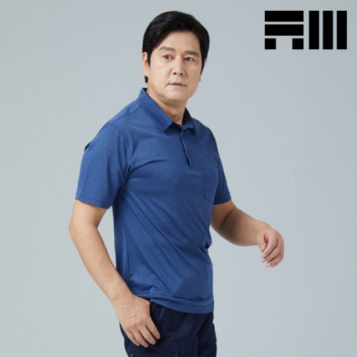 아트윈 펀칭 자가드 작업복 반팔 카라티 T-211 - 212