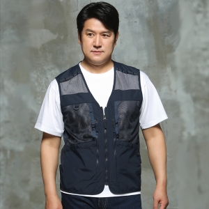 아트윈 타스란 메쉬 여름 작업복 현장 작업 조끼 V-215~216