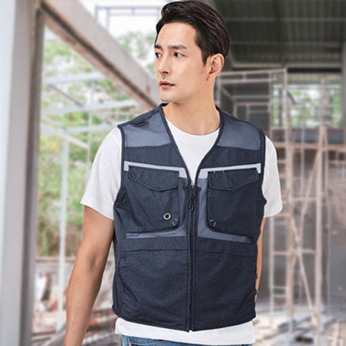 피오젠 작업복 여름 망사 작업 조끼 PS-V68