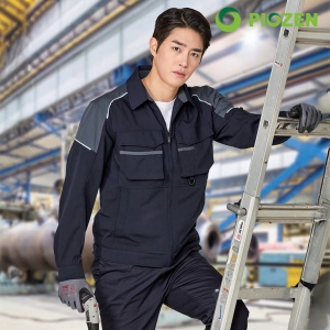 피오젠 스판 작업복 세트 PS-J202/P202