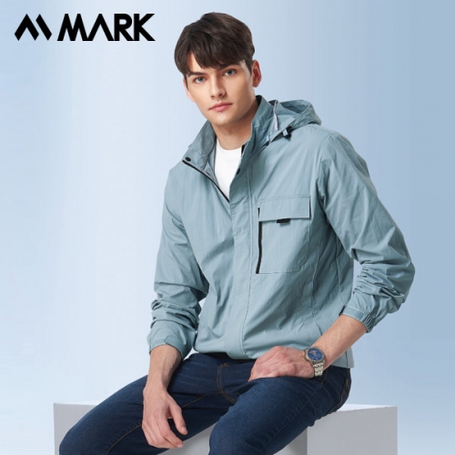 단체 바람막이 주문제작 스판 홑겹 후드탈부착 자켓 마커 MK-1091