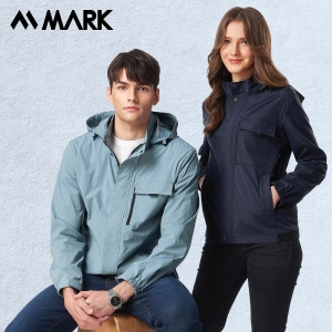마커 스판 홑겹 바람막이 워크웨어 자켓 제작(후드탈부착) MK-1091~1093