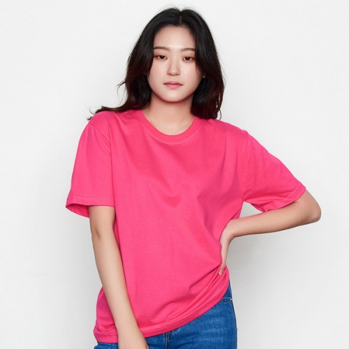 베이직 30수 라운드 반팔 25컬러 단체티셔츠 SH-13(긴팔티 가능 단체복 주문 제작 백색 기준)