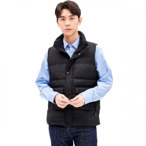 투 레이어 웰론 회사 단체 패딩 작업조끼 겨울 방한 작업복제작 LD-80W