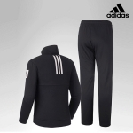 아디다스 컴뱃스포츠 마샬아츠 브랜드 단체 가을겨울용 기모 트레이닝복 세트 TR-110 단체복 가능