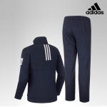 아디다스 컴뱃스포츠 마샬아츠 브랜드 단체 가을겨울용 기모 트레이닝복 세트 TR-110 단체복 가능