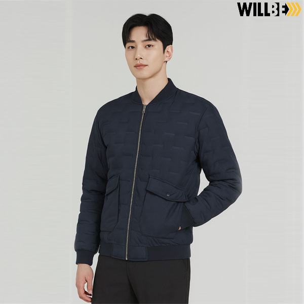 윌비(WILLBE) 블루종 튜브 라이트 다운 패딩 점퍼 CT-406