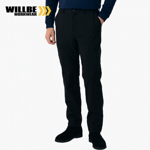 윌비(WILLBE) 간절기 블랙 히든밴딩 팬츠 CT-514