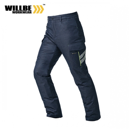 윌비(WILLBE) 카모 데님 라이크 패딩 팬츠 PR-908
