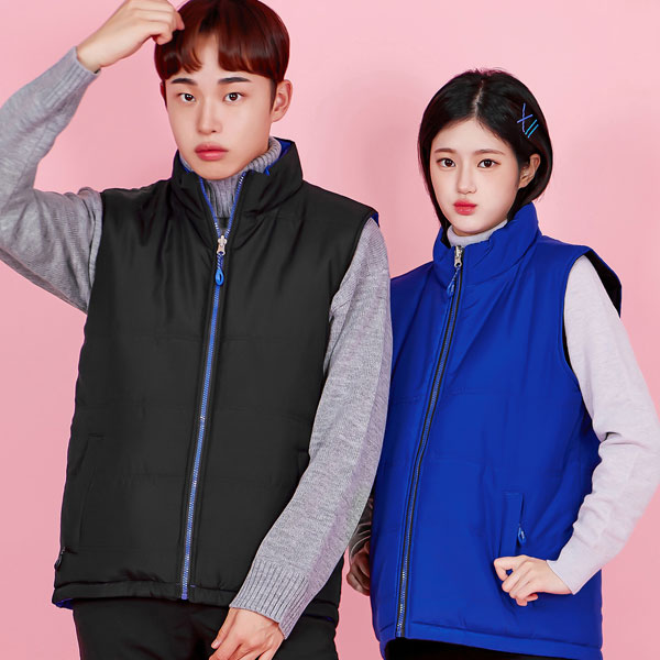 겨울 양면 패딩 조끼 UTU-WP81 - 87