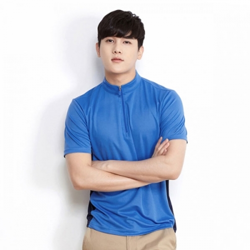 094 기능성 에어로쿨 남자 등산복 반팔 집업티 등산티 작업복 티셔츠 여름 작업티 S-109(긴팔 가능)