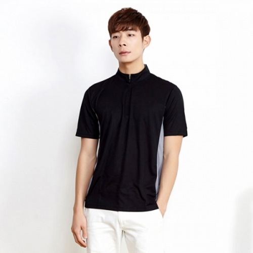 094 기능성 에어로쿨 남자 등산복 반팔 집업티 등산티 작업복 티셔츠 여름 작업티 S-109(긴팔 가능)