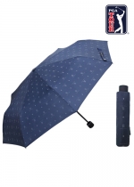 PGA TOUR 3단 수동 네이비 전폭로고 우산(50개 이상 가능)_기념품 답례품 판촉물 단체우산 인쇄 각인 주문제작
