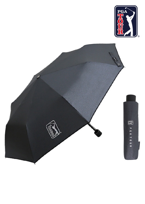 PGA TOUR 3단 수동 블랙메탈 우산(50개 이상 가능)_기념품 답례품 판촉물 단체우산 인쇄 각인 주문제작