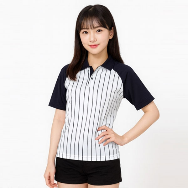 쿨론 스트라이프 반팔 티셔츠 SP-234