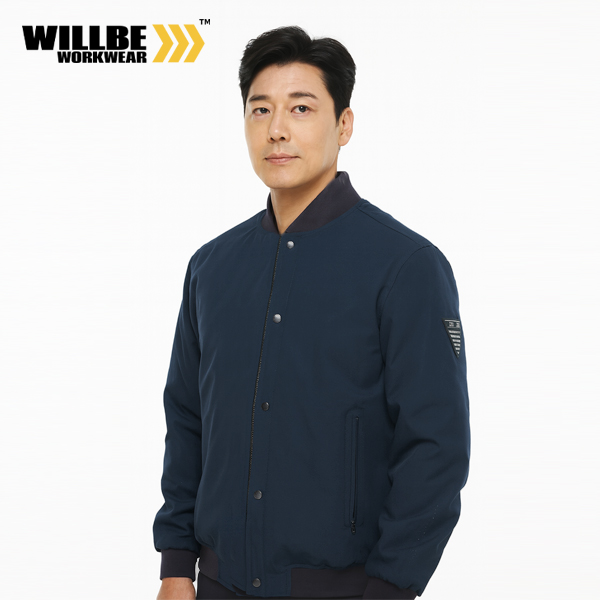 윌비 (WILLBE) CT-136 타공 블루종 항공점퍼