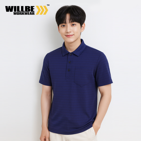 윌비(WILLBE) 제전 반팔 티셔츠 CT-630