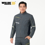 윌비(WILLBE) 헤링본 데님 작업복 상의 PR-118