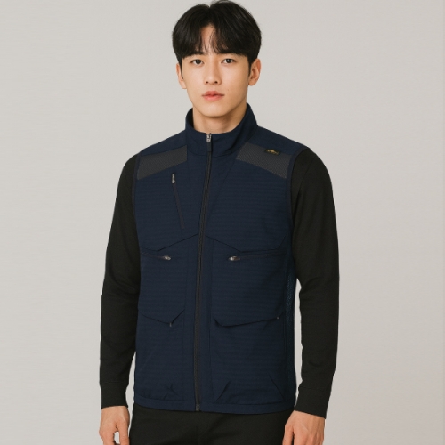 윌비(WILLBE) 제전 조끼 작업조끼 망사 작업복 여름 베스트 CT-907