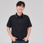 유니렉스 맵시 자가드 배색 단체티 회사 기능성 카라 티셔츠