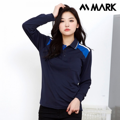 마커 아이스 쿨업 배색 긴팔 카라 티셔츠 MT-2031~2035