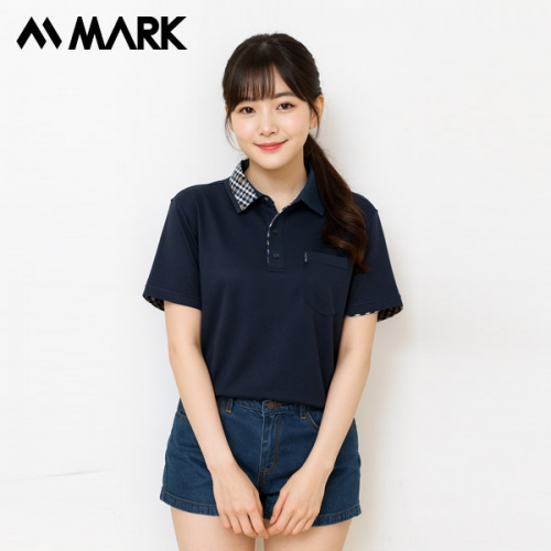 마커 아이스 쿨업 체크 반팔 카라티 MT-321~323