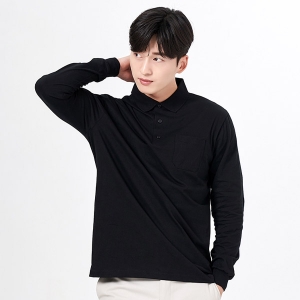 순면 30수 폴로 포켓 긴팔 카라티(반팔가능)