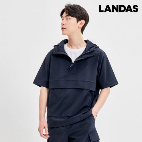 아노락 바람막이 단체복 주문제작 스판 반팔 랜더스 AN-150