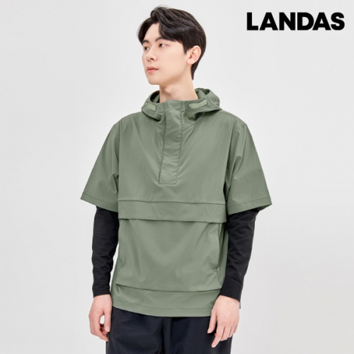 아노락 바람막이 단체복 주문제작 스판 반팔 랜더스 AN-150