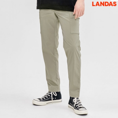 랜더스 풀밴딩 카고형 조거 바지 BTR410
