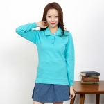 여성 순면 40수 연사 긴팔 카라티 SP-156-1(반팔 가능)