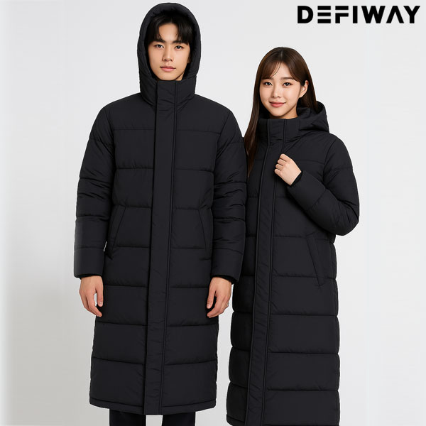 루프트볼 후드 롱패딩 DW-895