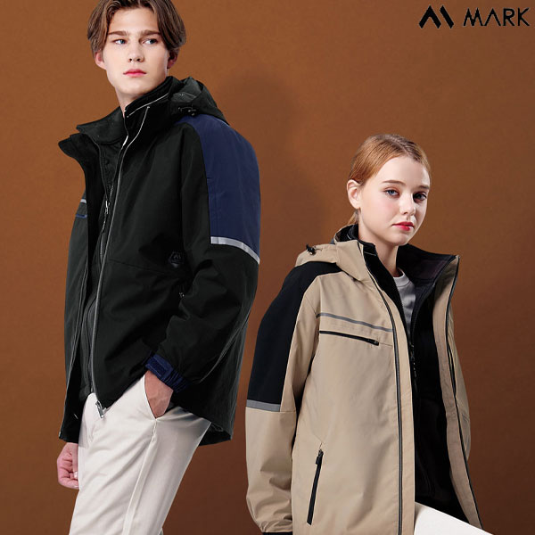 마커 3IN1 플리스 내피 자켓 MK-681-682 내피결합형 자켓 단체패딩 주문제작