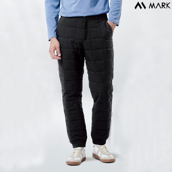 마커 사각퀼팅 패딩 조거팬츠 MK-852