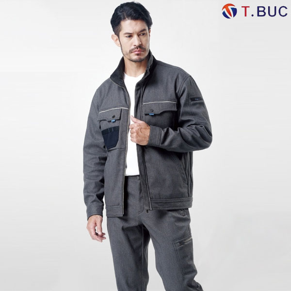 티뷰크 스트레치 보아 본딩 상하복 TB-303JP 겨울근무복 단체작업복(상의기준가)