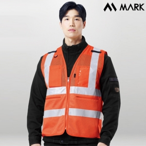 티뷰크 신호수 메쉬조끼 TBS-5013 근무복 작업복 조끼