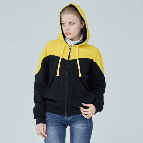 특양면 브이배색 단체후드집업 SP-224(기모 가능) (주문제작상품)