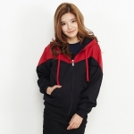 특양면 브이배색 단체후드집업 SP-224(기모 가능) (주문제작상품)